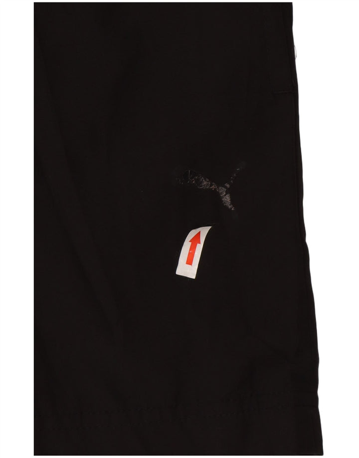 Pantaloni scurți sport Puma pentru bărbați, poliester mediu negru