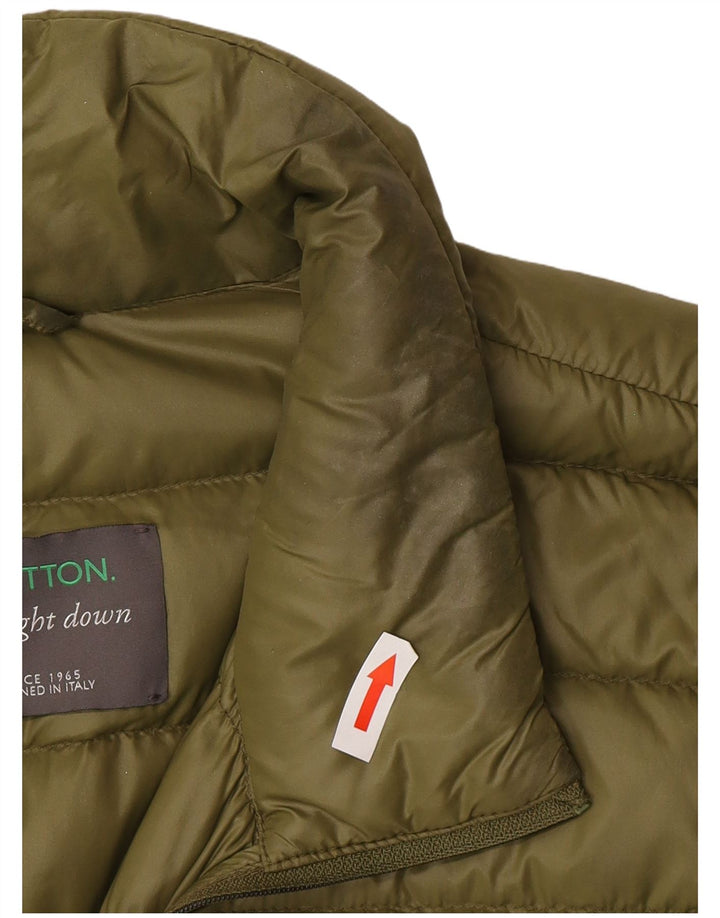 Jachetă căptușită pentru femei Benetton UK 10 Small Green