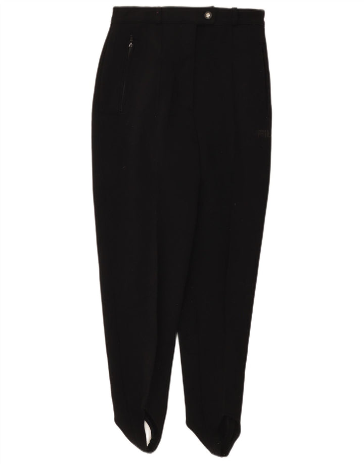 Pantaloni Etrier Femei Fila IT 42 Medium W26 L28 Poliamidă Neagră