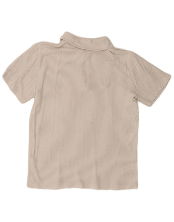 Tricou polo REISS pentru femei UK 6 XS Bumbac alb