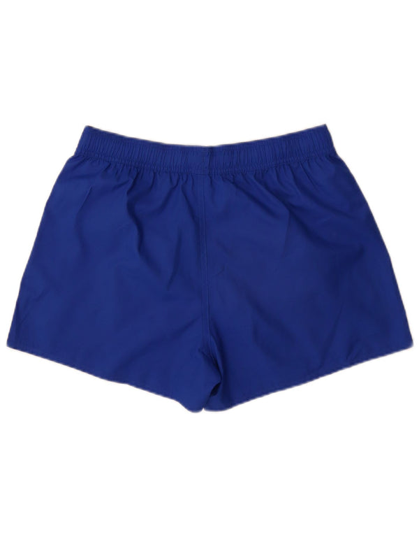 Pantaloni scurți sport Adidas pentru femei UK 12 Medium Bleumarin Poliester