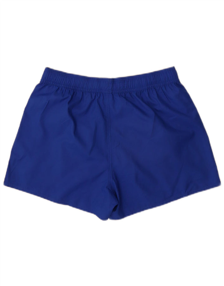Pantaloni scurți sport Adidas pentru femei UK 12 Medium Bleumarin Poliester