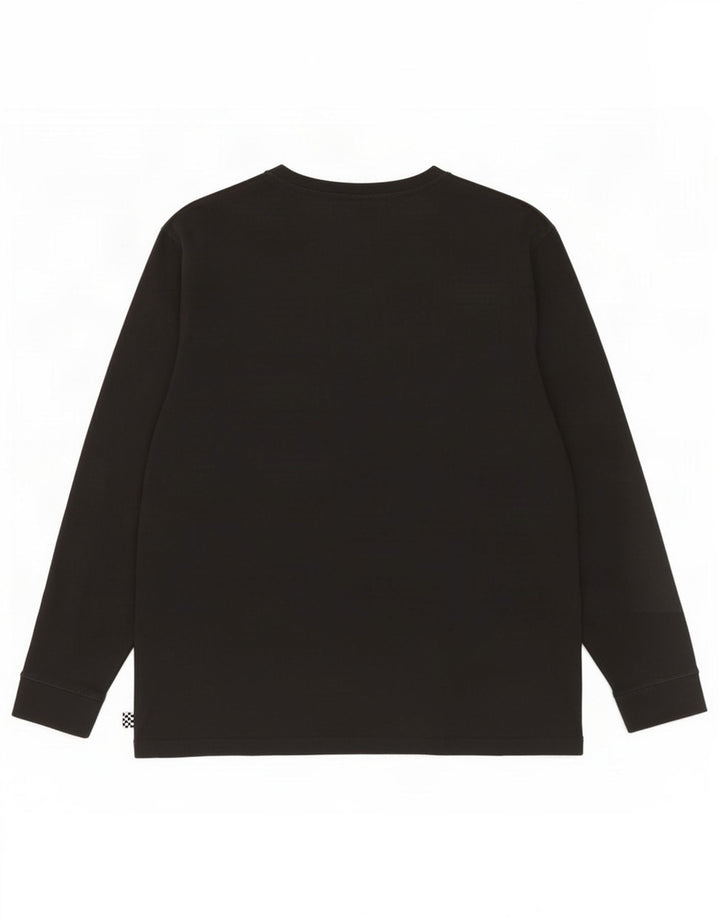 Top pentru femei Vans cu mânecă lungă UK 16, mare, negru, bumbac