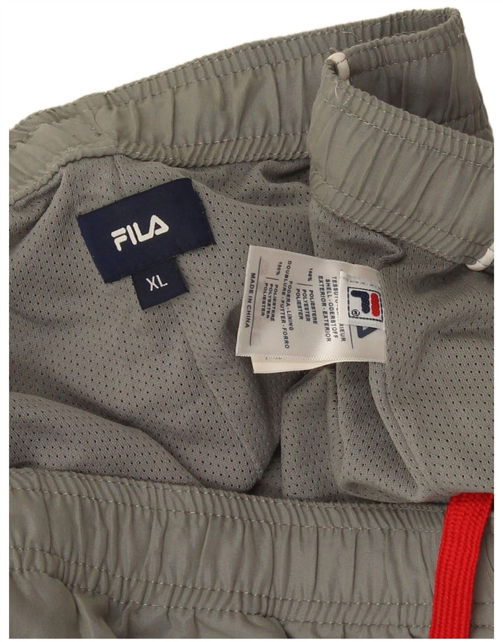 Pantaloni de trening Fila Graphic Capri pentru bărbați XL poliester gri