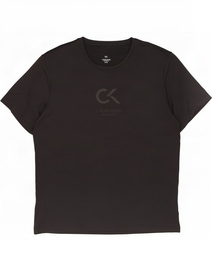 Tricou grafic Calvin Klein pentru bărbați Top XL Poliester negru