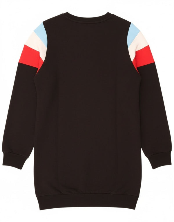 Rochie jumper Levi's pentru femei cu mânecă lungă UK 10 Mic negru Colorblock