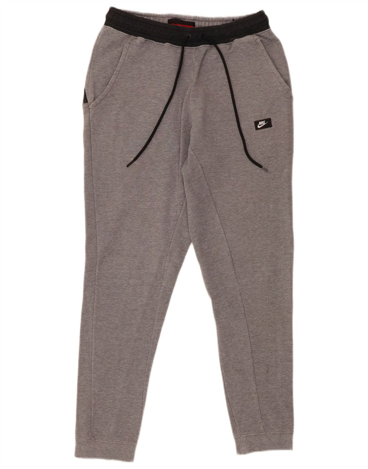 Pantaloni de trening pentru bărbați NIKE Pantaloni de jogging mici, gri, bumbac