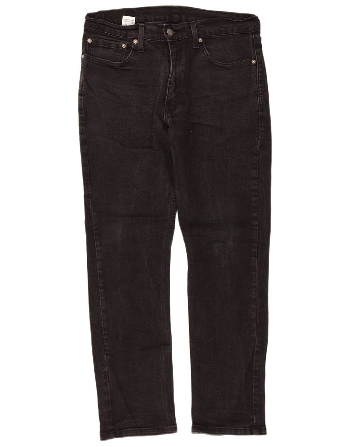 Blugi slim pentru bărbați Levi's W34 L30 bumbac negru
