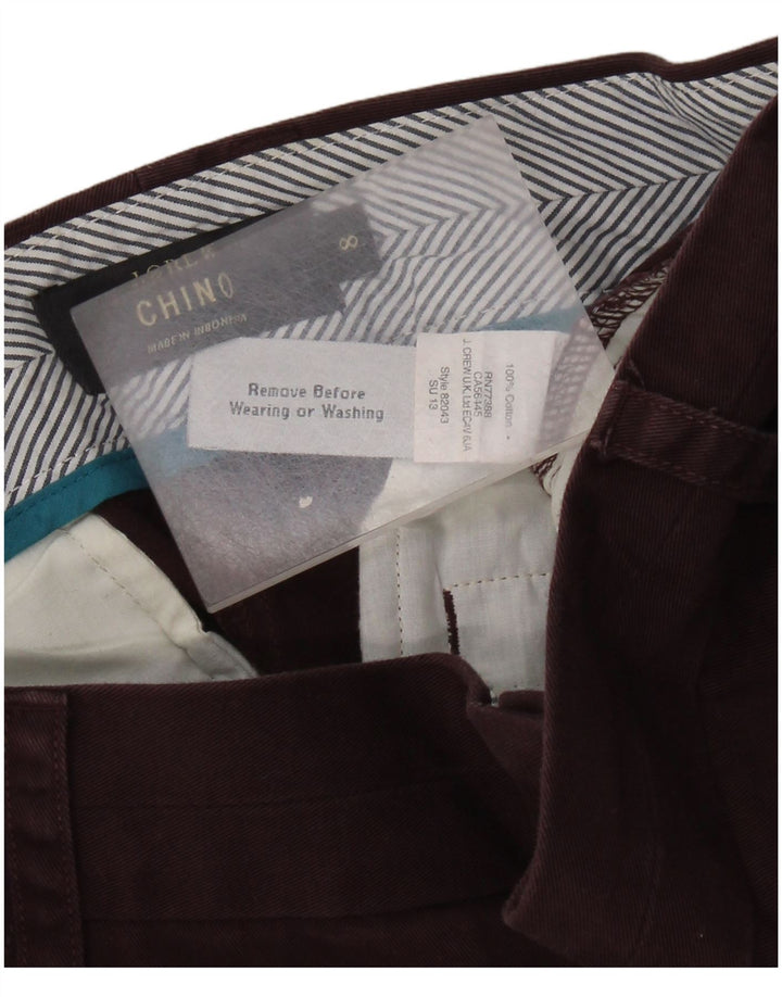 Pantaloni scurti chino pentru femei J. CREW US 8 Medium W32 Maro Bumbac