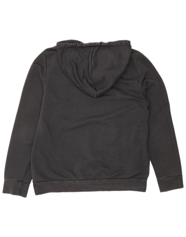 Pulover de hanorac grafic Adidas pentru femei UK 16/18, mare, negru, bumbac