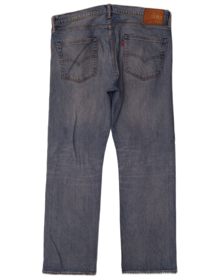 Blugi drepti pentru bărbați Levi's 504 W36 L30 Bumbac albastru