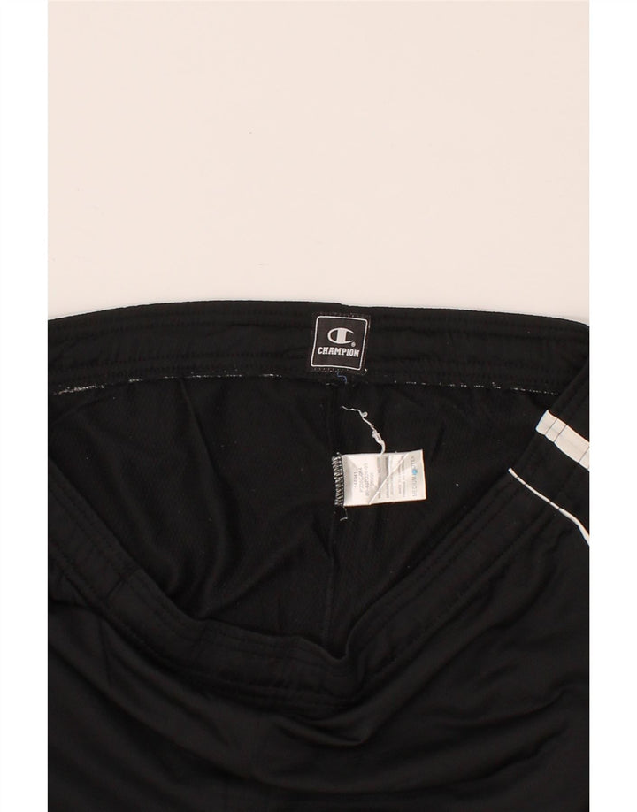 CHAMPION Mens Tracksuit Trousers Medium  Black Polyester Vintage Champion and Second-Hand Champion from Messina Hembry 