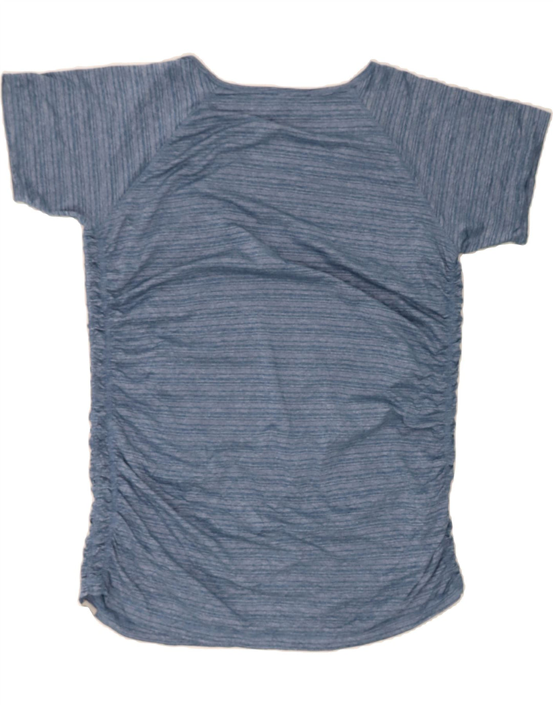 EDDIE BAUER Womens T-Shirt Top UK 20 2XL Blue Flecked Polyester Vintage Eddie Bauer and Second-Hand Eddie Bauer from Messina Hembry 