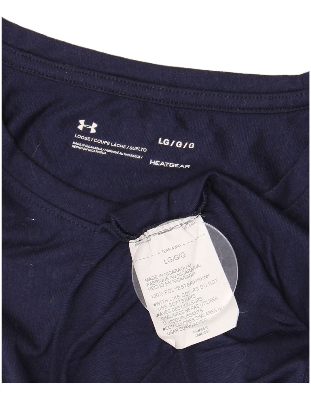 UNDER ARMOUR Top pentru bărbați cu mânecă lungă, mare, albastru, poliester
