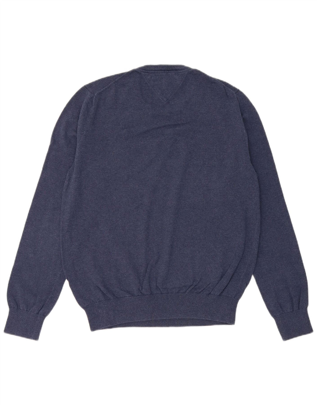 Pulover Tommy Hilfiger pentru bărbați, cu gât crew, bumbac mediu albastru bleumarin