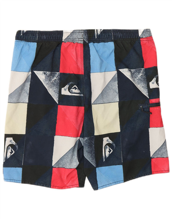 Pantaloni scurți de înot grafic QUIKSILVER pentru bărbați, medii, multicolori, geometrici