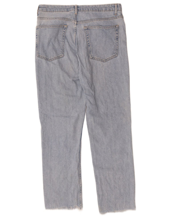 Blugi drepti pentru femei Topshop L32 L27 Bumbac albastru