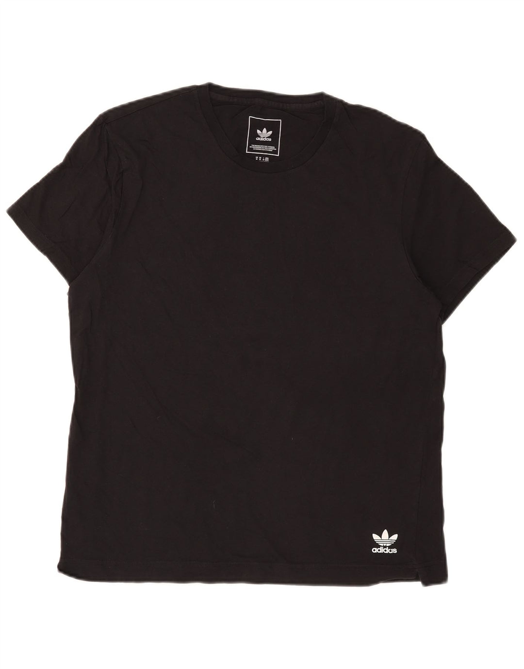 Tricou Bărbați Adidas Top Mediu Negru Bumbac