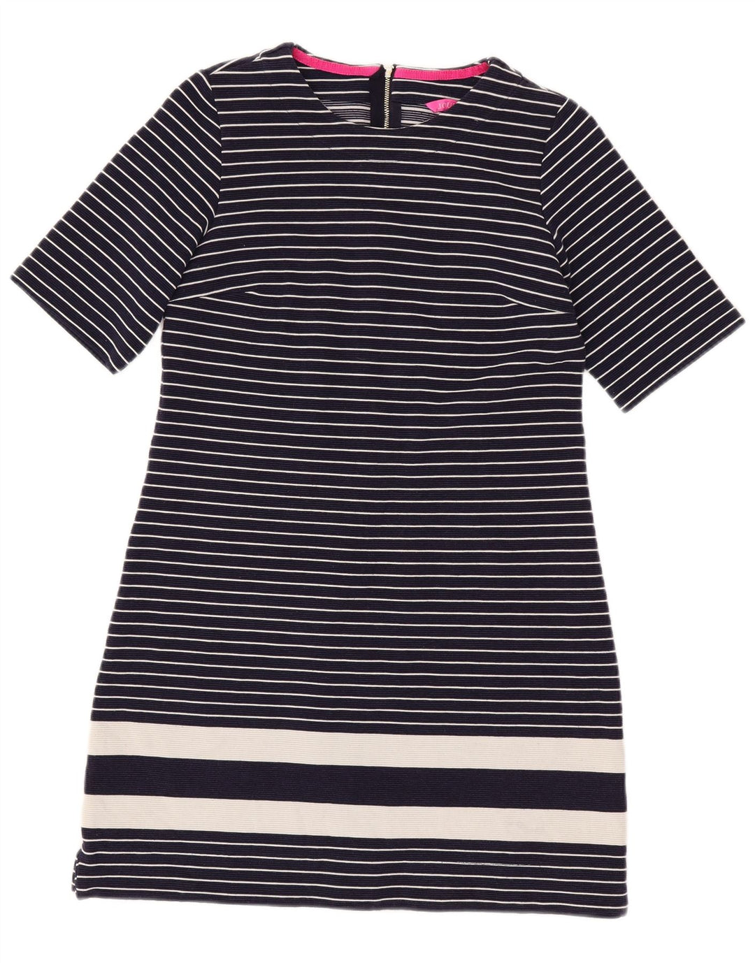 Rochie de bază Joules pentru femei UK 12 Medium Bleumarin cu dungi Nautical
