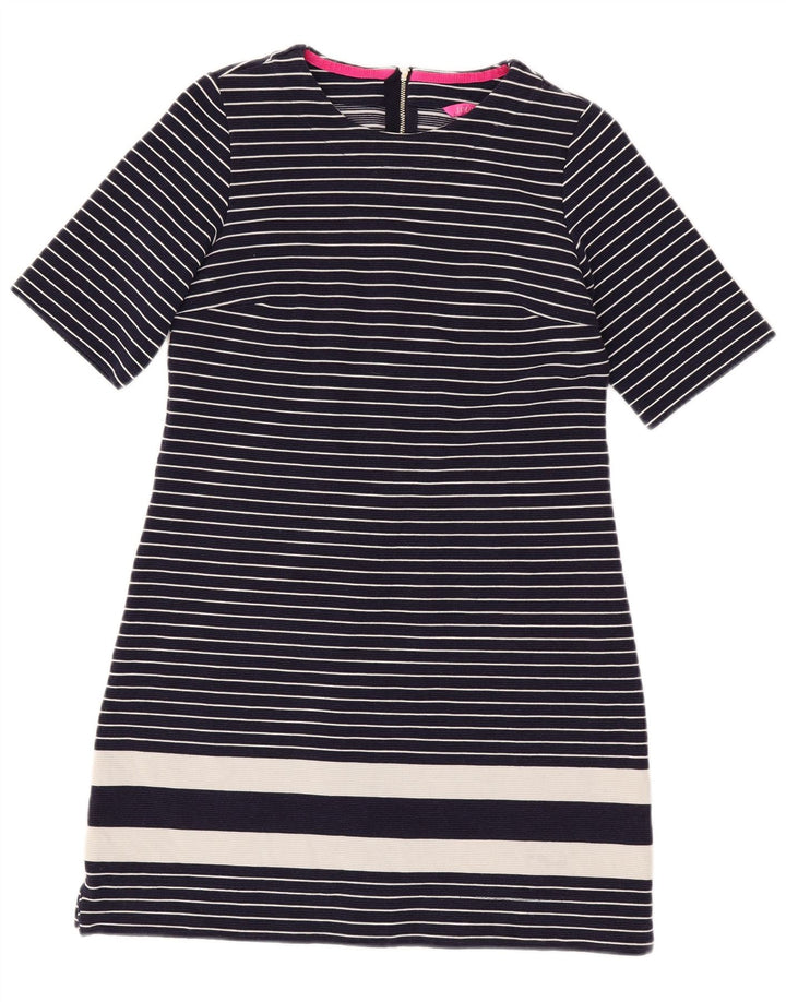 Rochie de bază Joules pentru femei UK 12 Medium Bleumarin cu dungi Nautical