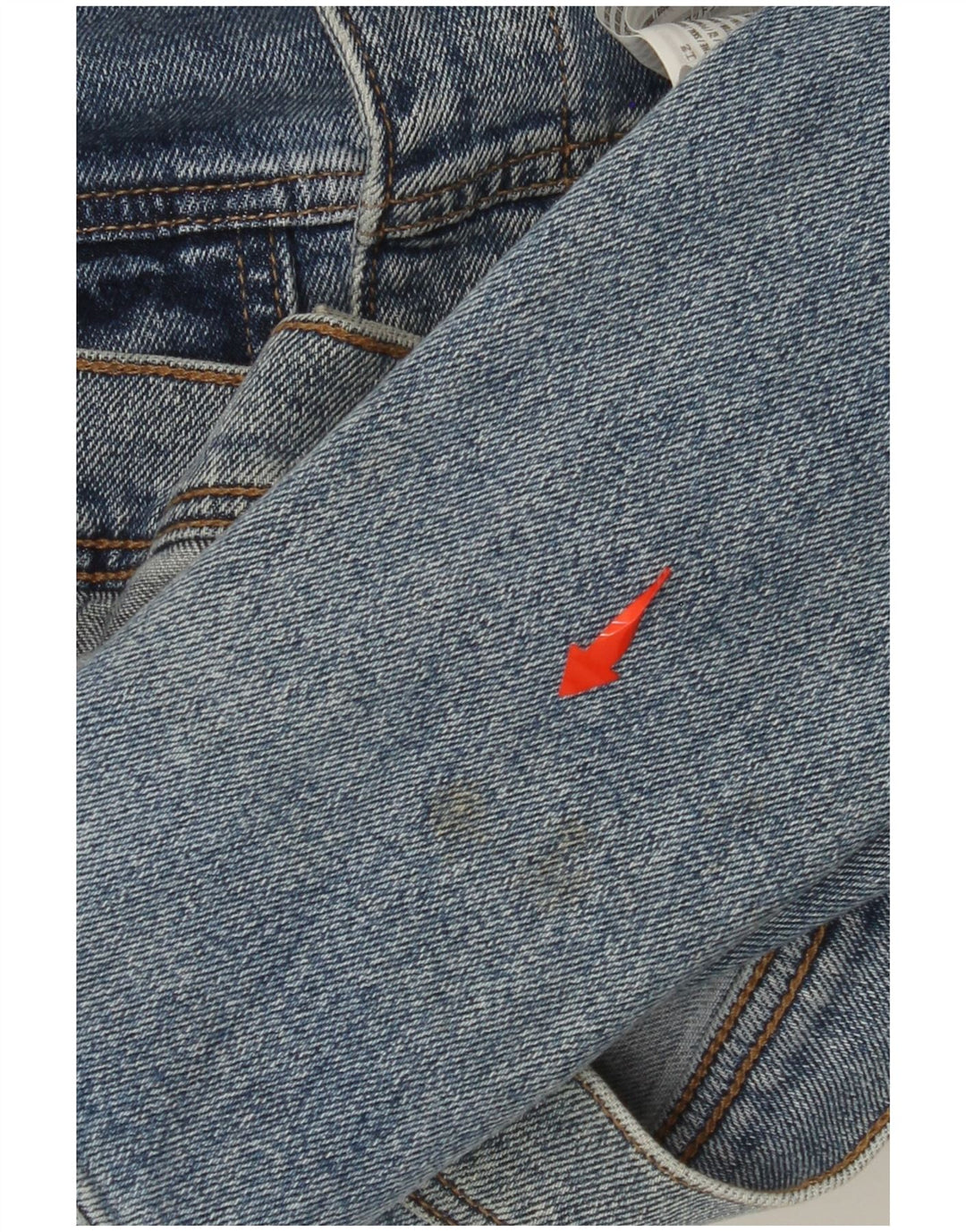 ABERCROMBIE & FITCH Jachetă de blugi pentru băieți 13-14 ani, bumbac albastru