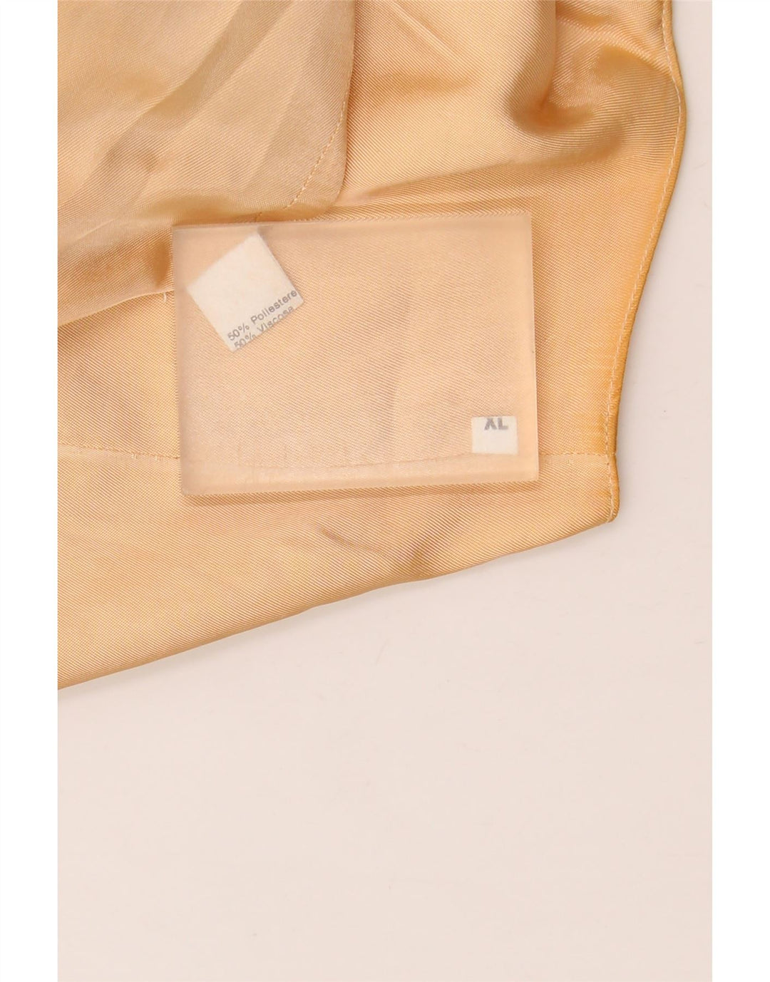 Vestă vintage pentru femei UK 18 XL poliester geometric bej