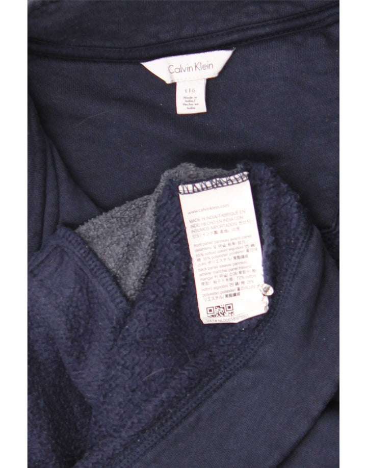 Jachetă de trening Calvin Klein pentru bărbați, mare, albastru, bumbac