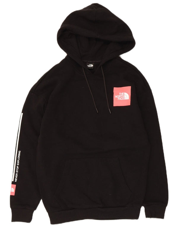 Pulover The North Face pentru damă, cu grafică, UK 10, bumbac negru