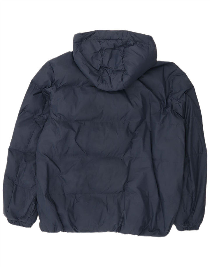 Jachetă căptușită cu glugă pentru bărbați Tommy Hilfiger UK 46 2XL Poliester bleumarin