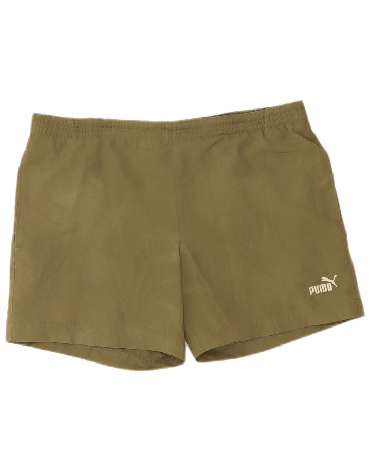 Pantaloni scurți sport Puma pentru bărbați, kaki mari
