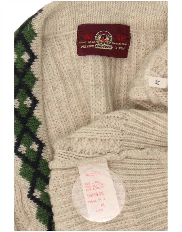 Pulover cardigan Invicta pentru bărbați, lână, gri mediu