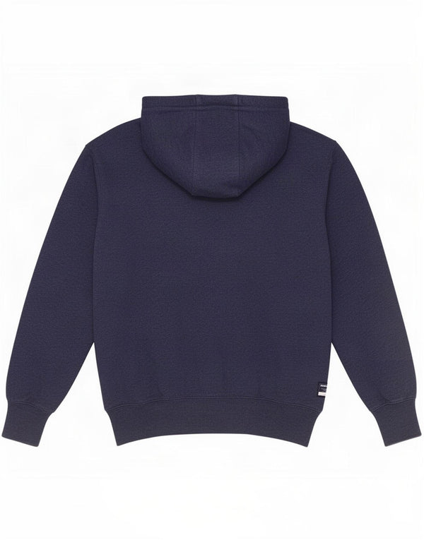 Superdry Pulover cu glugă grafic pentru bărbați 2XL, bumbac bleumarin