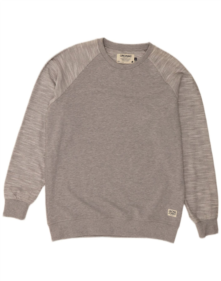 Pulover Jack & Jones pentru bărbați, XL, poliester cu pături gri