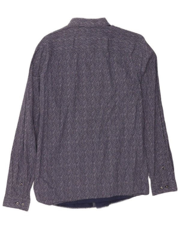 Cămașă Jack & Jones pentru bărbați, mărimea 42, mare, albastru, bumbac floral