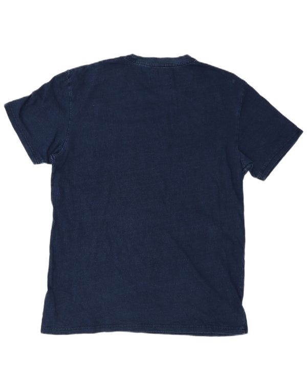 SUPERDRY Tricou Bărbați Top Mare Bumbac Bleumarin