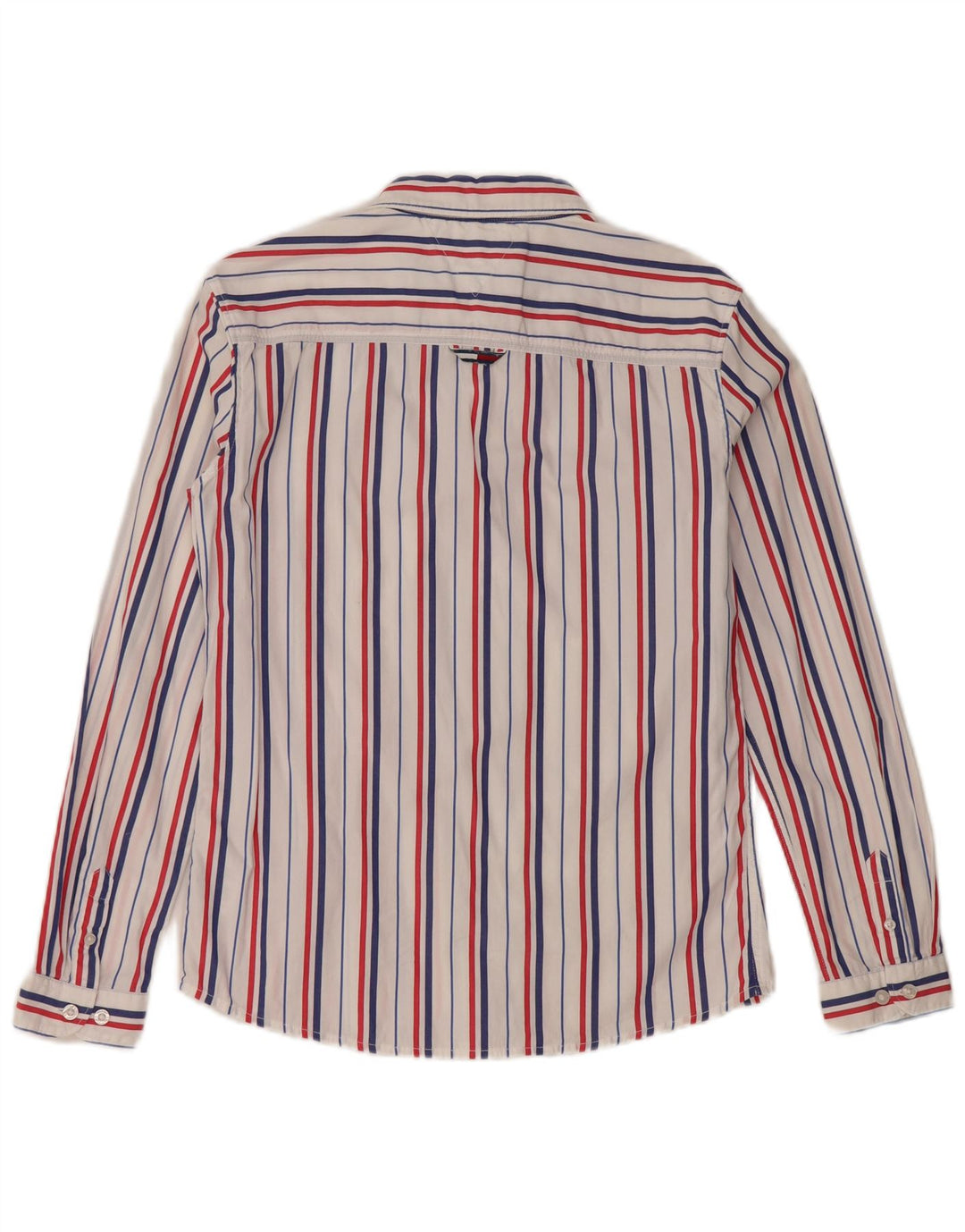 Cămașă TOMMY HILFIGER Băieți 13-14 Ani Bumbac Pinstripe Alb
