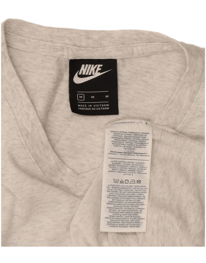 Tricou pentru femei Nike, UK 14, bumbac cu dungi gri medii