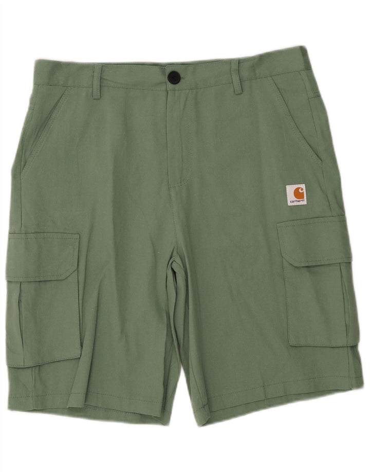 Pantaloni scurți Carhartt pentru bărbați, medii W32, verde