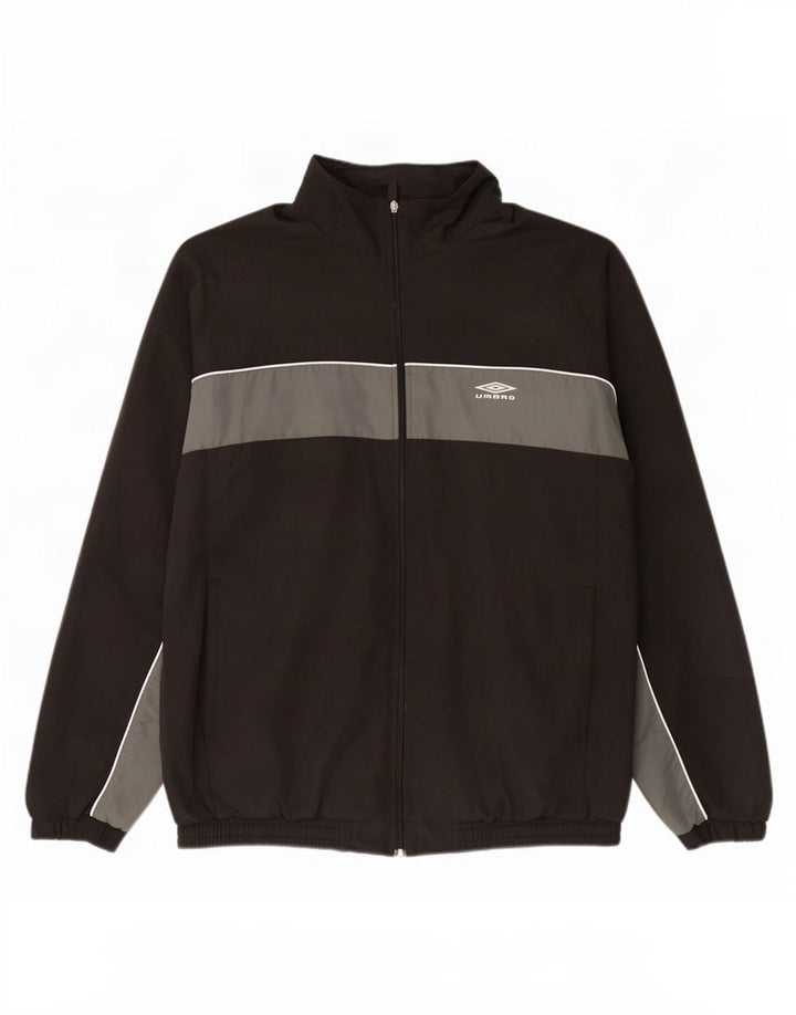 Jachetă de trening pentru bărbați Umbro, XL, poliester color bloc negru