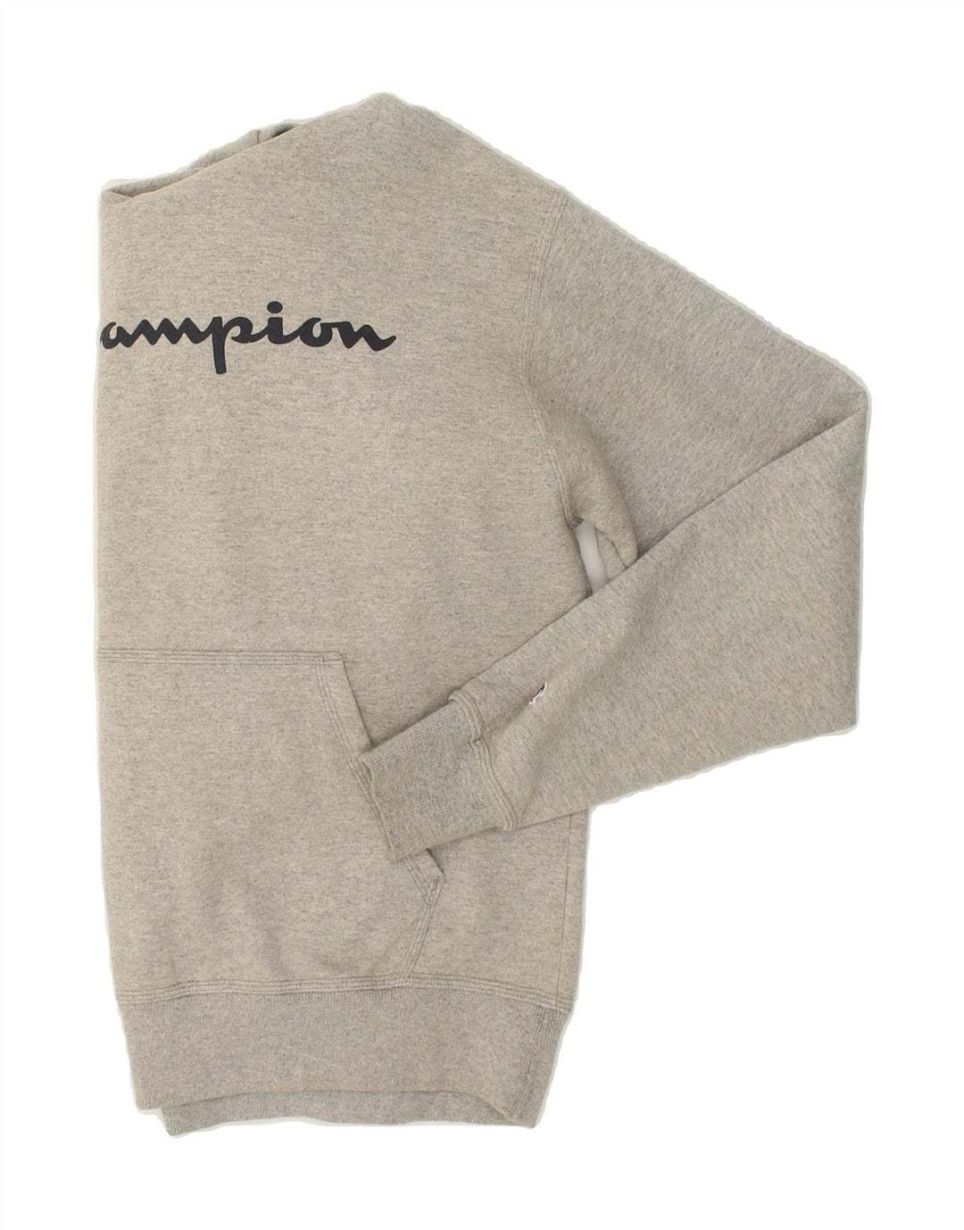 CHAMPION Mens Graphic Hoodie Jumper Medium Grey Cotton Vintage Champion and Second-Hand Champion from Messina Hembry 