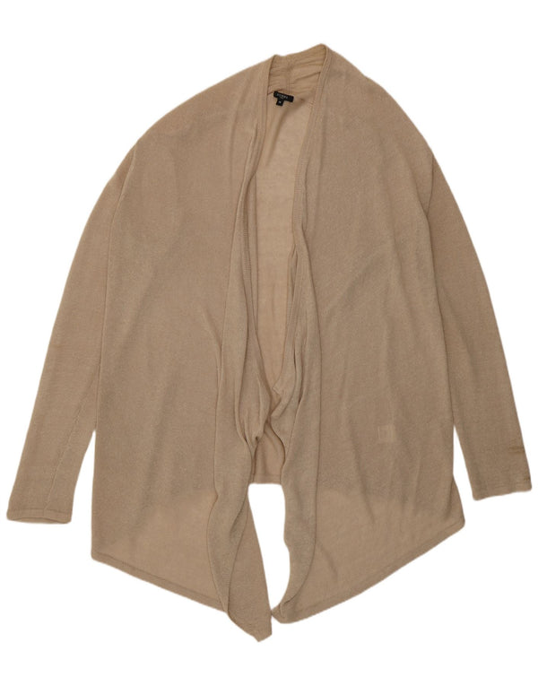 Hobbs Womens Open Cardigan Sweater UK 18 XL Beige Linen