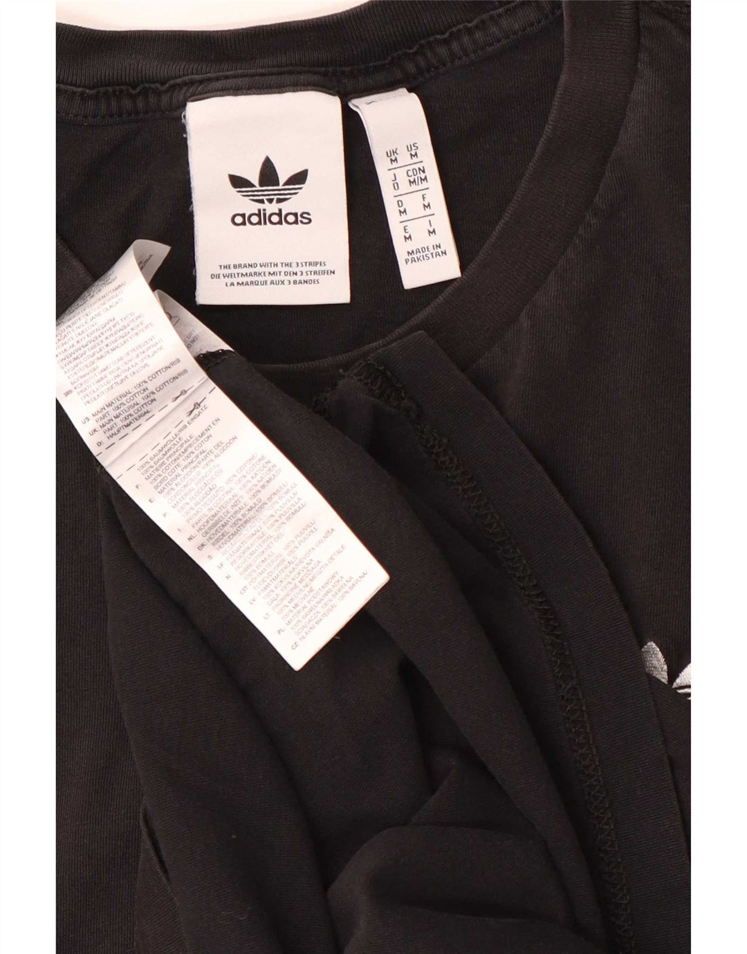 Tricou Bărbați Adidas Top Mediu Negru Bumbac