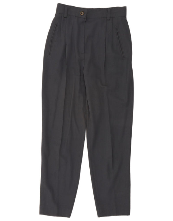 Laura Biagiotti Pantaloni de Costum Femei IT 44 Medium W30 L29 Bleumarin