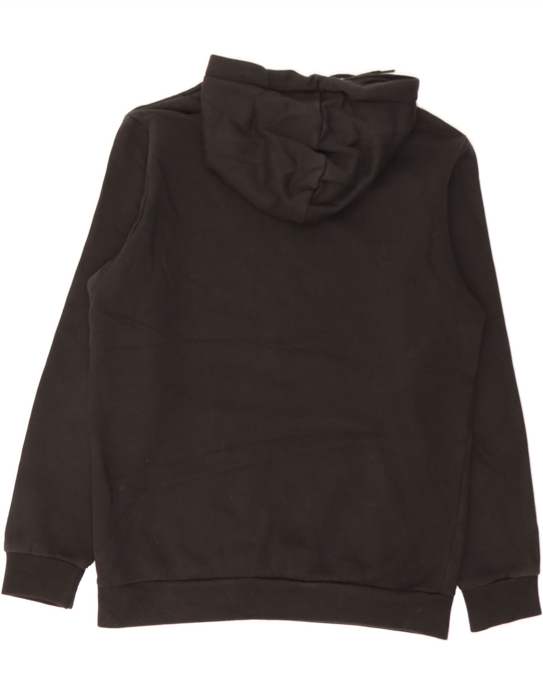 PUMA Mens Graphic Hoodie Jumper Medium Black Cotton Vintage Puma and Second-Hand Puma from Messina Hembry 