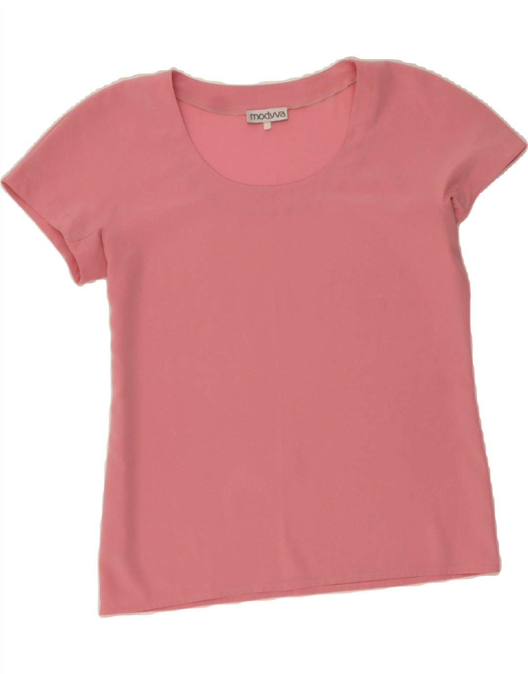 VINTAGE Womens Blouse Top UK 14 Medium Pink Vintage Vintage and Second-Hand Vintage from Messina Hembry 