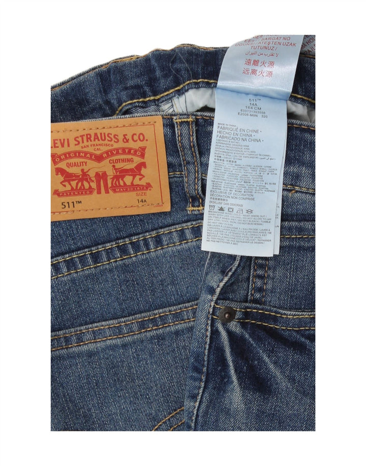 Blugi Levi's 511 Slim 13-14 ani W28 L30 albastru