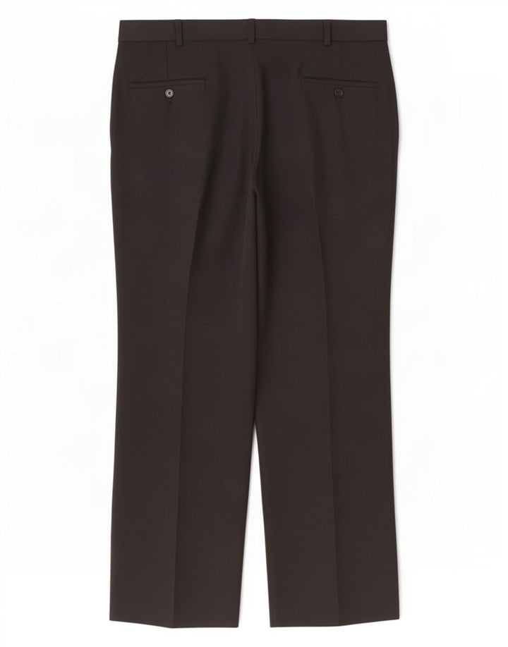 Pantaloni de costum pentru bărbați Farah L36 L30 Poliester negru
