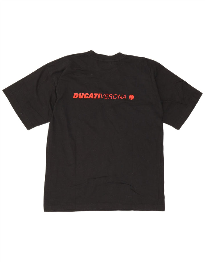 Tricou grafic pentru bărbați Ducati Top Medium Black Bumbac