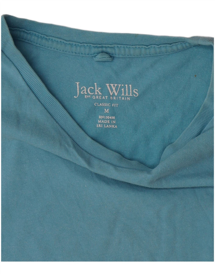 Tricou Jack Wills pentru bărbați, cu croiala clasică, top, bumbac, albastru mediu