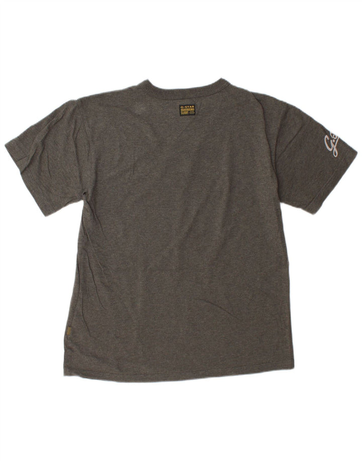 Tricou grafic G-Star Raw pentru bărbați Top mare bumbac gri